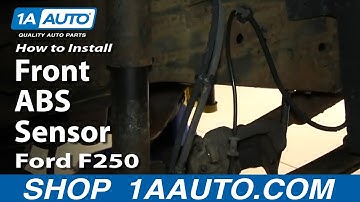 How to Replace ABS Speed Sensor with Harness 00-05 Ford Excursion