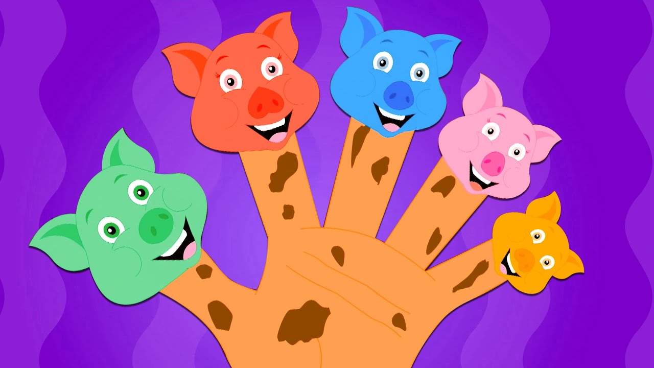 Piggy Finger Family   Learning Song & Nursery Rhymes for Kids