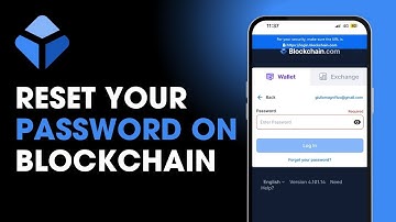 How to Reset Password on Blockchain.com !