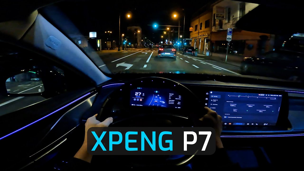 2025 XPENG P7 NIGHT DRIVE I AMBIENT LIGHTS