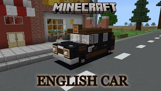 Minecraft English Car Tutorial
