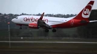 Landing In Budapest Liszt Ferenc Lhbp Airberlin Boeing 737