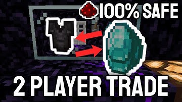 Two Player Trading System Tutorial Minecraft