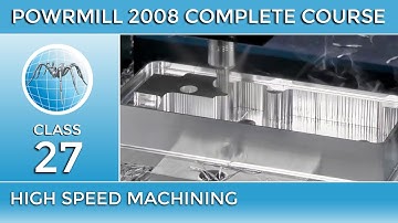PowerMill Tutorial # 27 - High Speed Machining So Helping - Urdu/Hindi