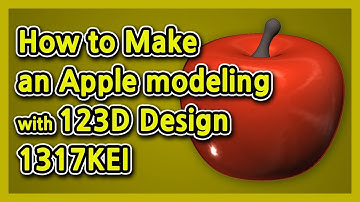 How to Make an Apple modeling : Autodesk 123D Design
