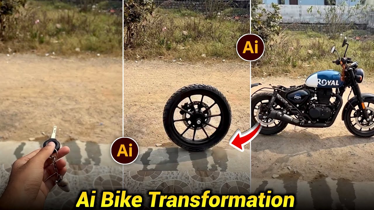 New Trending Ai Bike Transformation Reels Editing | Ai Bike Transformation Reels Editing Tutorial 😱