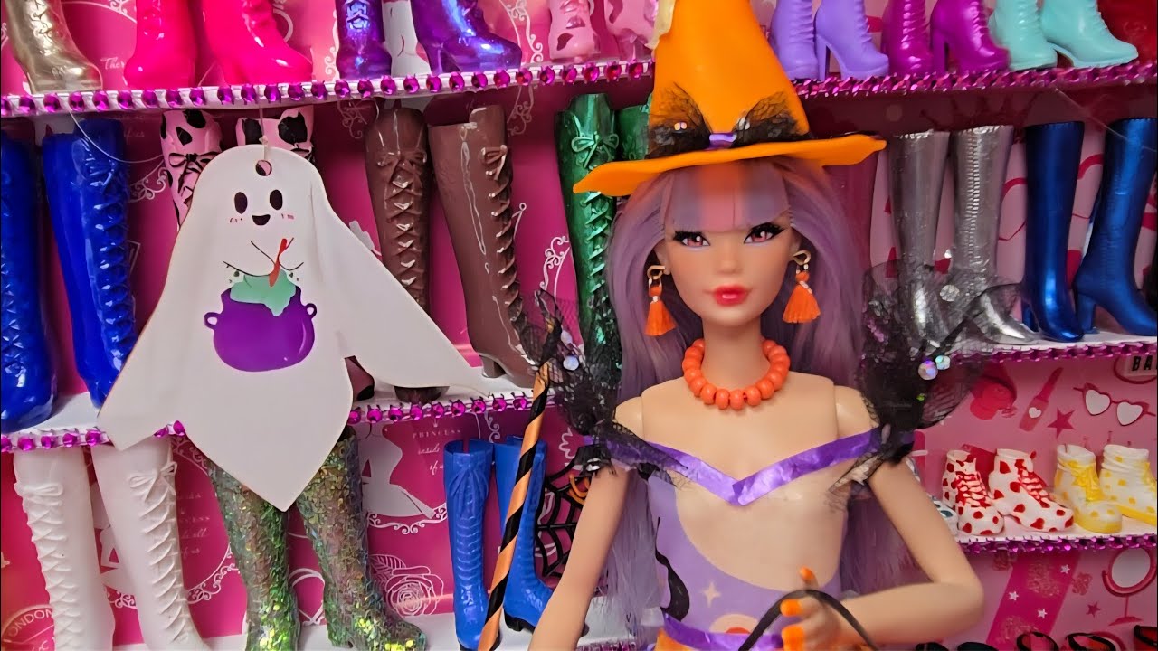 Barbie elige disfraz de bruja para halloween 🎃 🧙‍♀️👻