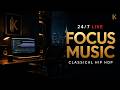 Focus Music 24/7 | Classical Hip Hop for Coding & Gaming