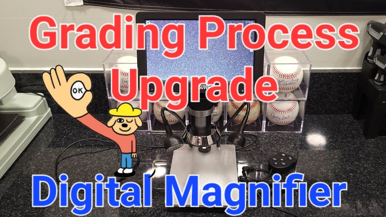 Upgraded to a digital magnifier to improve my grading process 