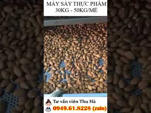 Video #shorts Phản hồi Máy Sấy Thực phẩm Inox 10 khay Sấy Hạt - youtube
