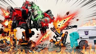 Devastators Combination! [transformers revenge of the fallen stopmotion recreation]