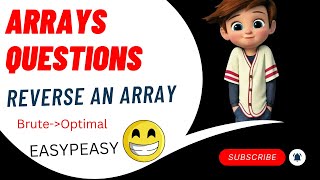 2.Reverse an array||Arrays||DSA in C++||Hindi ||Java Code in description