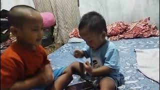 2 Bocil Kaka Beradik Adu A Joged