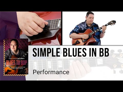 🎸 Ted Ludwig Guitar Lesson - Simple Blues in Bb - Performance - TrueFire