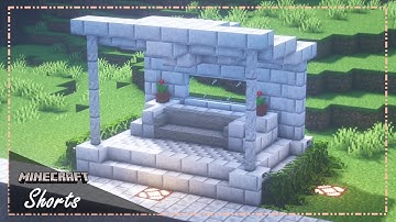 Minecraft | How To Build A Simple Bus Stop Vol.1