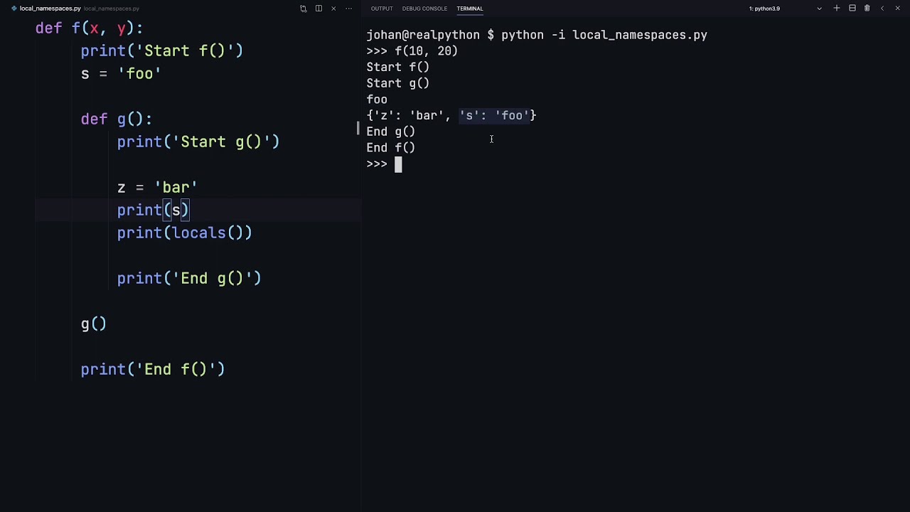 Namespaces In Python: Built-In, Global, Enclosing, And Local