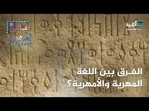 ما الفرق بين اللغة المهرية والأمهرية