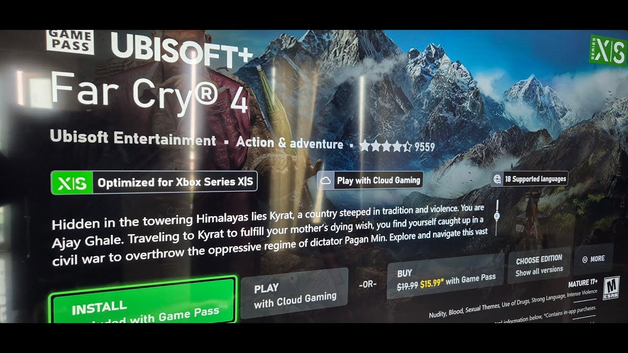 How To Download/Install FAR CRY 4 On Xbox Console (Game Pass User)