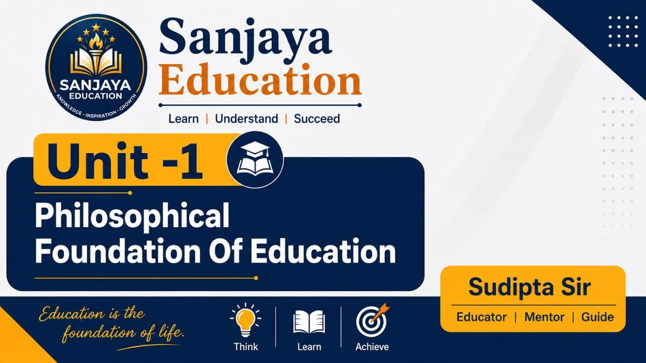Philosophical Foundation of Education