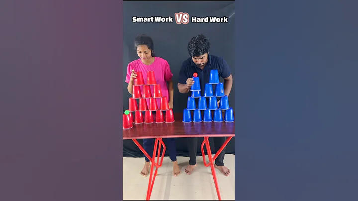 Smart Work vs Hard Work #shorts #shortsfeed #shortvideo #challenge