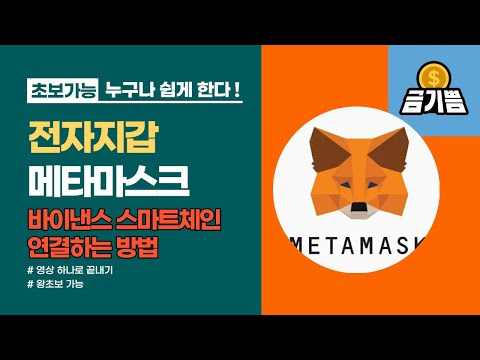   메타마스크 바이낸스 스마트체인 연결하는방법