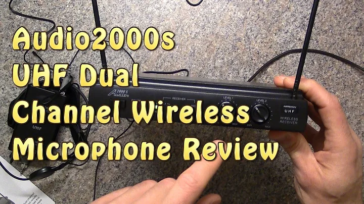 Wireless Microphone System Review -  Audio2000s 6032uf UHF Dual Channel/Mic