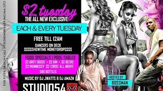 All New $2 Tuesday at Studio 54 in Darlington, SC Music By Dj J Watts