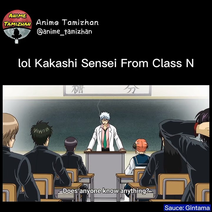 Ginpachi Sensei 😂😂🤣🤣 | Kakashi Sharingan |#naruto #kakashi #gintama