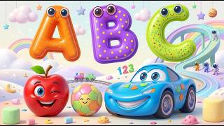 ABC for Kids 🫧 Rainbow Bubble Fun | Learn Letters & Phonics 🎵