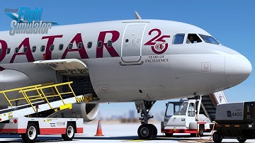 MSFS | Fenix A320 | Doha to Larnaca | Full Flight