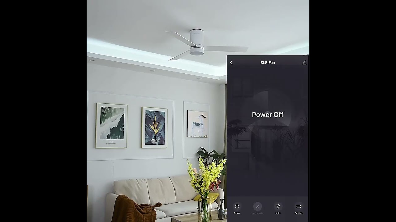 Ubero Smart Ceiling Fan With Light And App Control