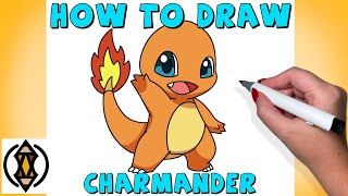 How To Draw Charmander | Pokemon