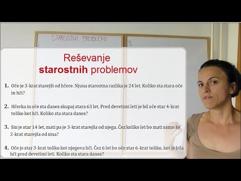 Video: Razlika Med Starostjo In Starostjo