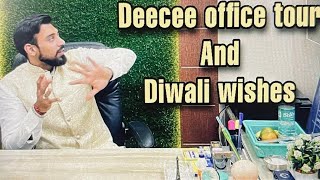 Office tour | Diwali wishes | DeeCee work area |