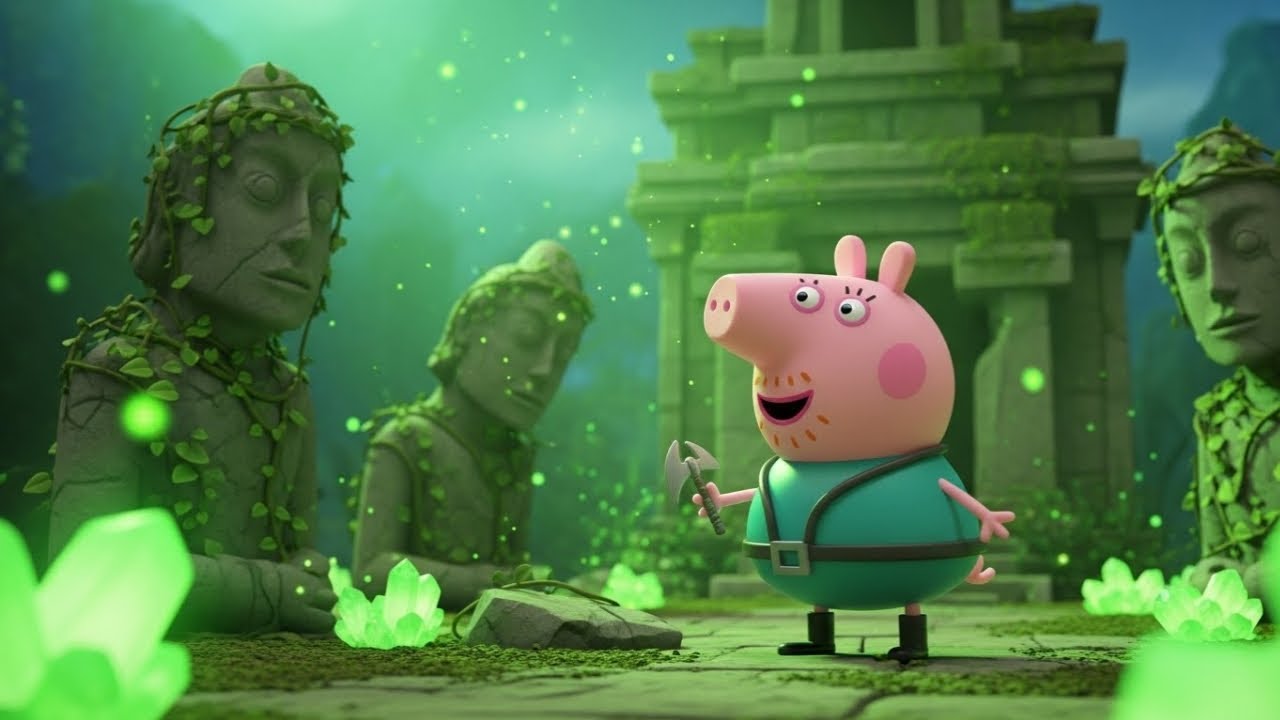 Peppa Pig Toys | Ancient Green World Adventure 🐷🌿 | Fun Cartoon Story