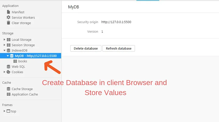 Create Database Without MySql Server & Insert Data - IndexedDB Database Tutorial