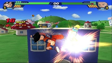 "Charged Ki Flank" New Tech  - DBZ BT3