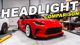 AlphaRex Headlights vs Stock Headlight | 22+ GR86/BRZ