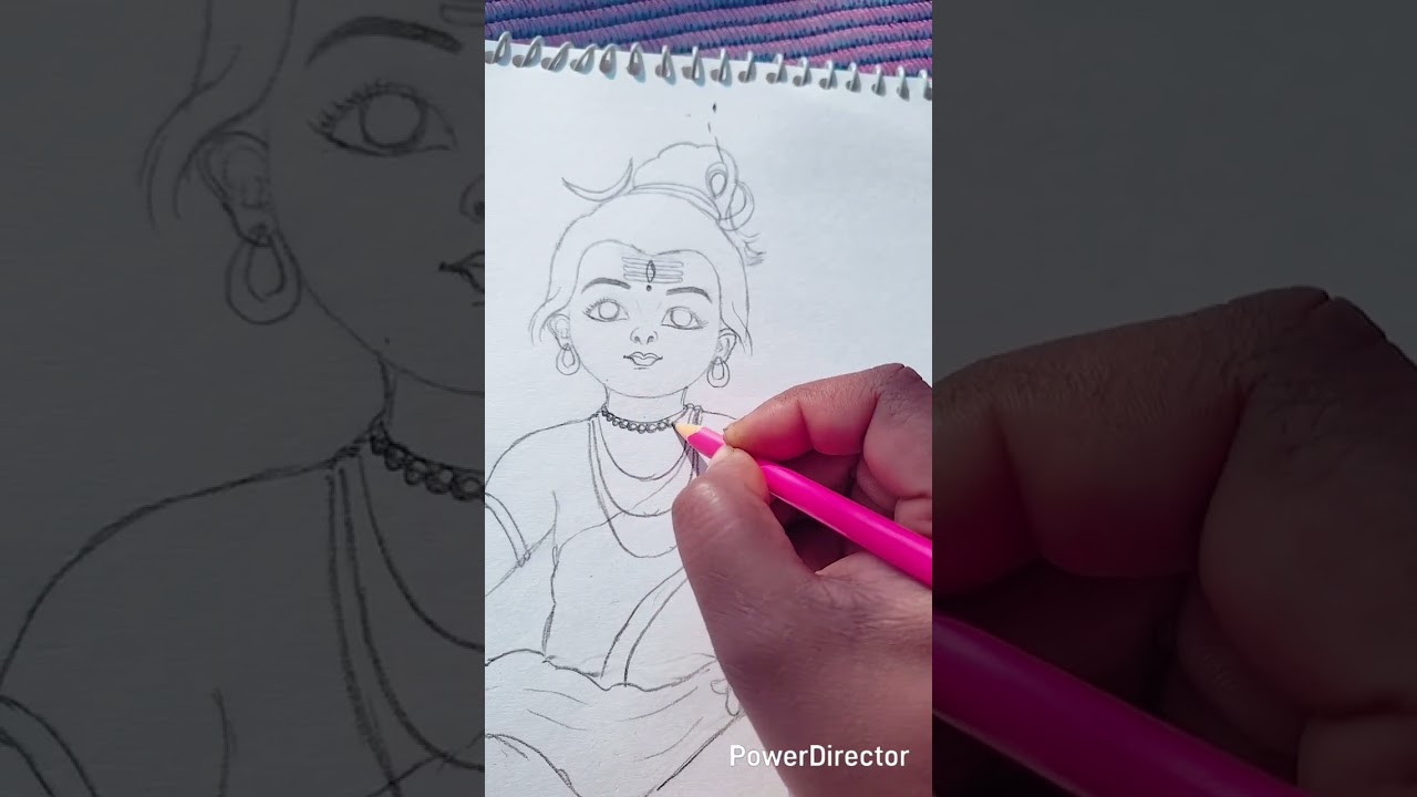 Lord Shiva sketch drawing full video step by step 🙏🙏 please subscribe my channel 🙏🙏