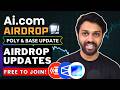 Ai.com Airdrop | Free to Join | Linera, Poly & Base Airdrop Updates