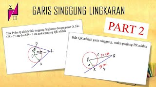 Example of Tangent Lines to Circles #PART2