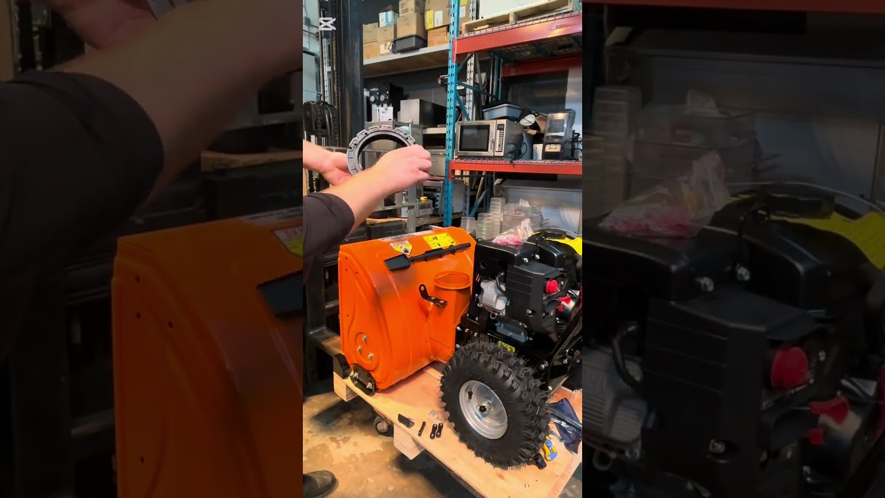 Yard Force 26” Snow Blower Assembly | Montage Souffleuse Yard Force 26”