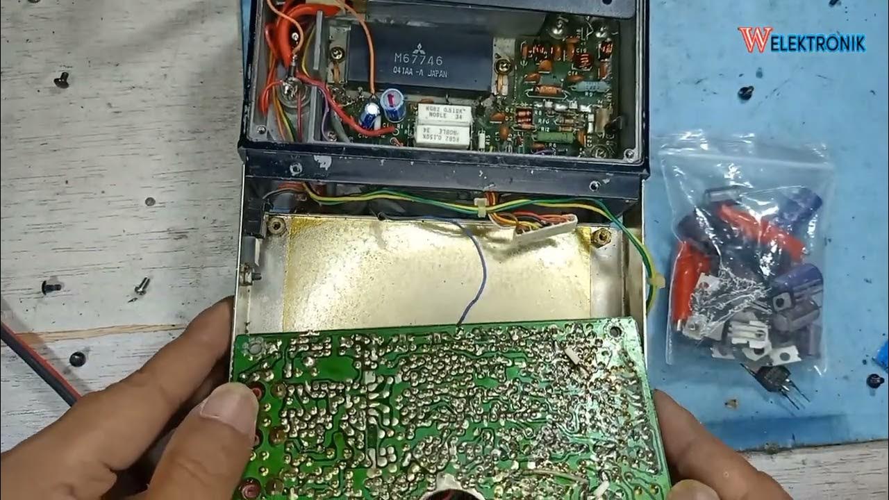 cara modif mesin icom ic 25H diganti dengan mesin icom ic 25A - YouTube