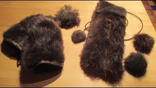 Tannage - transformation des peaux
Vous êtes plusieurs à demander ce que jai fait des peaux que jai tannées. Voici les produits transformés à partir de lours, des 3 castors, et même une peau en bonus apportée par Wasabi :-) Tannage - transformation des peaux