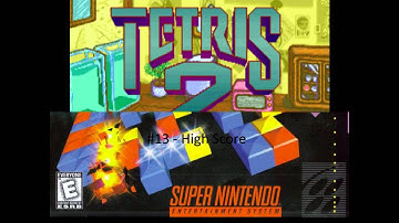 Tetris 2 (SNES) - High Scores & Game Over