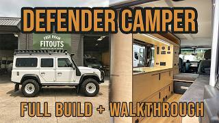 Land Rover Defender Camper Build Walkaround - The Overlander