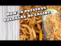 How to preserve bulaklak nang saging | Rowena’s Food To Go