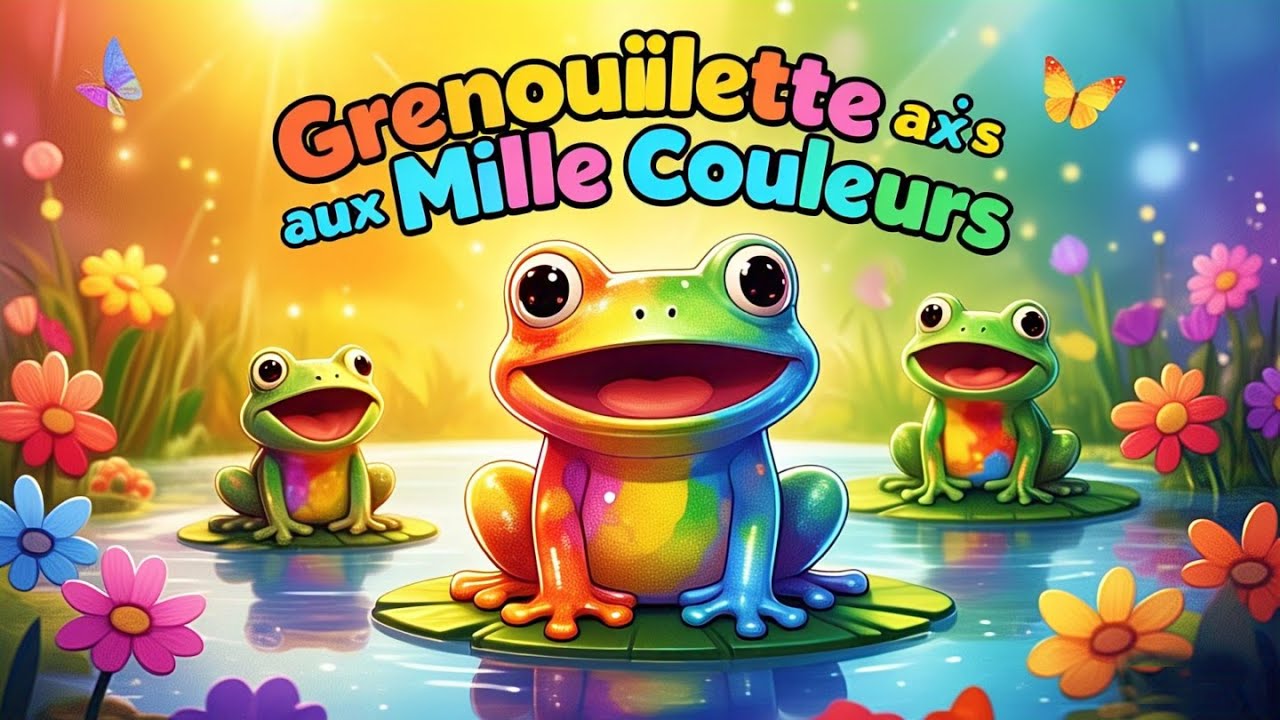 Grenouillette aux Mille Couleurs 🐸 | Comptine Enfant | Histoire de Tolérance et de Joie