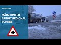 Märzwinter bringt Schnee (10.03.2021)