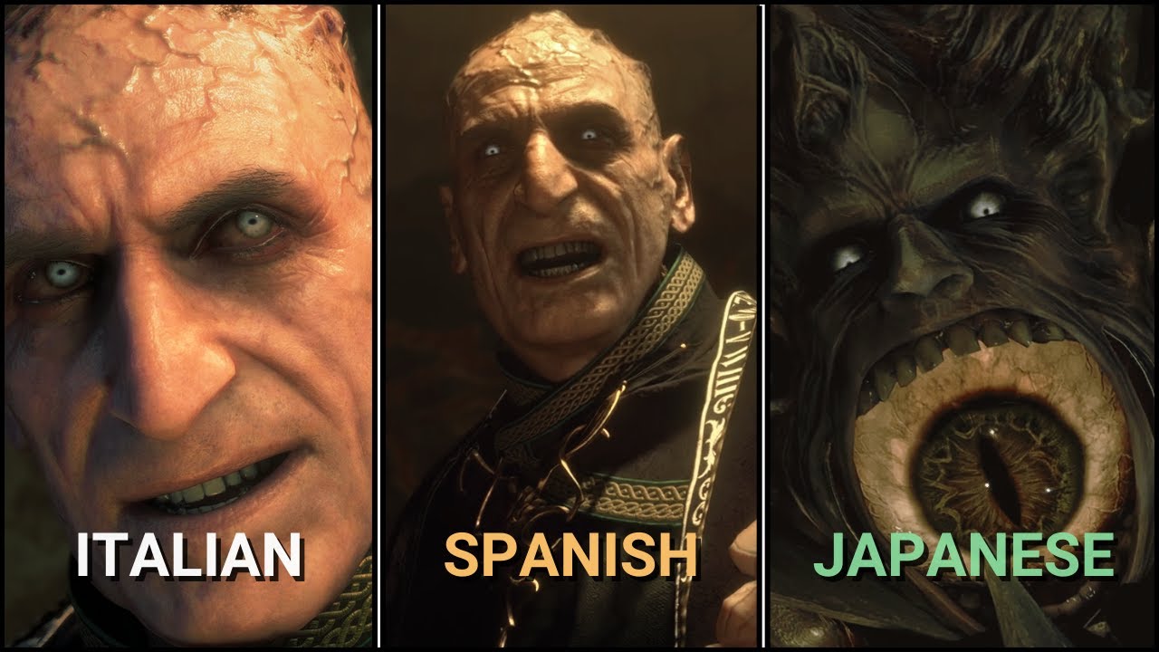 Resident Evil 4 (2023) Saddler Voice Actors Comparison